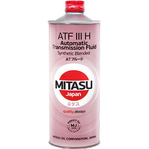 Трансмиссионное масло Mitasu MJ-321 ATF III H Synthetic Blended 1л