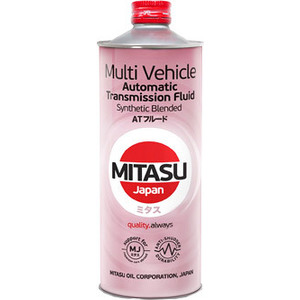 Трансмиссионное масло Mitasu MJ-323 MULTI VEHICLE ATF Synthetic Blended 1л
