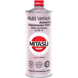 Трансмиссионное масло Mitasu MJ-328 PREMIUM MULTI VEHICLE ATF 100% Synthetic 1л