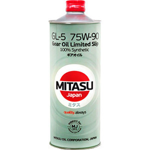 Трансмиссионное масло Mitasu MJ-411 GEAR OIL GL-5 75W-90 LSD 100% Synthetic 1л