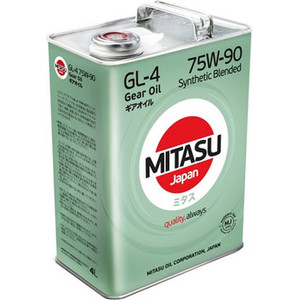 Трансмиссионное масло Mitasu MJ-443 GEAR OIL GL-4 75W-90 Synthetic Blended 4л