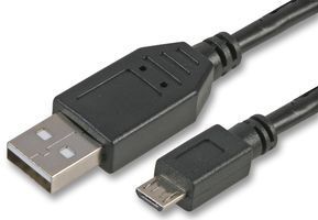 Кабель USB 2.0 A-microB 0.5m Gembird CCP-mUSB2-AMBM-0.5M Black