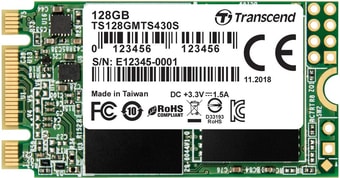 SSD Transcend 430S 128GB TS128GMTS430S transcend microsdxc ts128gusd350v 128gb