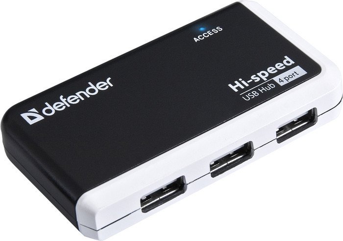 USB- Defender Quadro Infix 83504 usb разветвитель defender quadro infix usb2 0 4 порта 83504
