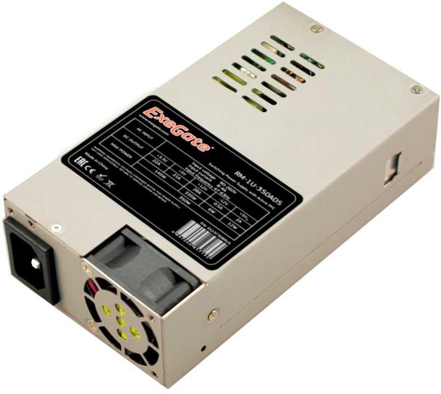 ExeGate ServerPRO-1U-350DS удлинитель кабеля вентилятора nanoxia 3 pin 60 см зелёный