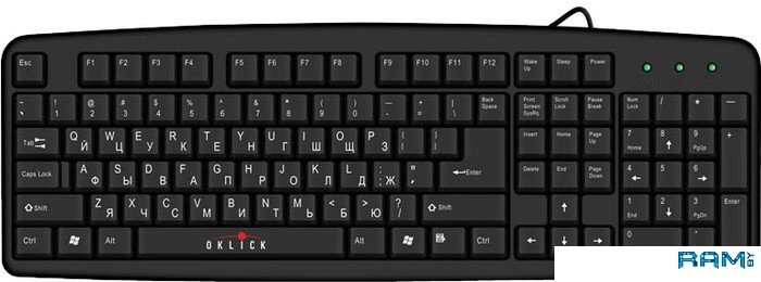 Oklick 100 M Standard Keyboard миска стандартная рельефная 7 5 л