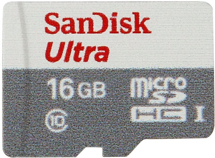 SanDisk Ultra microSDHC Class 10 UHS-I 16GB внеклассное чтение 1 класс