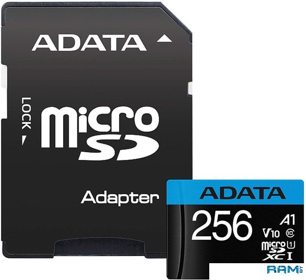 A-Data Premier AUSDX256GUICL10A1-RA1 microSDXC 256GB a data se760 256gb ase760 256gu32g2 cbk