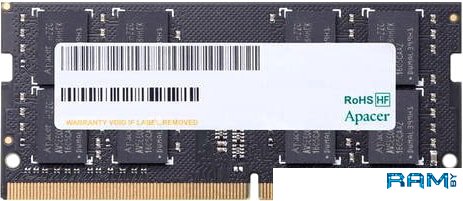 Apacer 4GB DDR4 SODIMM PC4-21300 AS04GGB26CQTBGH foxline 8gb ddr4 sodimm pc4 21300 fl2666d4s19 8g