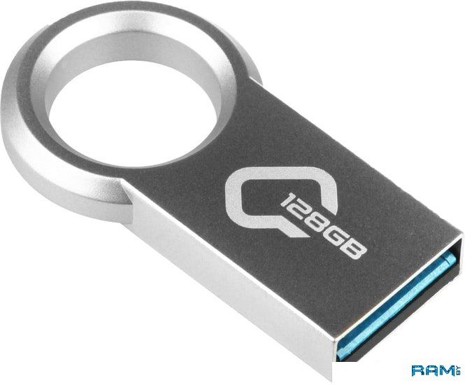 USB Flash QUMO Ring 3.0 128GB флешка qumo ring 128гб silver qm128gud3 ring