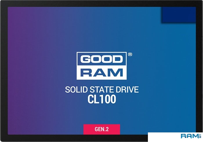SSD GOODRAM CL100 Gen. 2 480GB SSDPR-CL100-480-G2 ssd goodram cx400 gen 2 256gb ssdpr cx400 256 g2