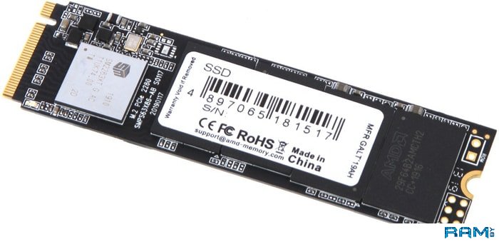 SSD AMD Radeon R5 NVMe 480GB R5MP480G8 накопитель ssd amd pci e 480gb r5mp480g8