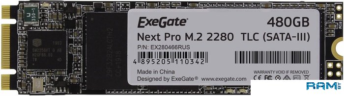 SSD ExeGate Next Pro 480GB EX280466RUS ssd exegate next 60gb ex280421rus