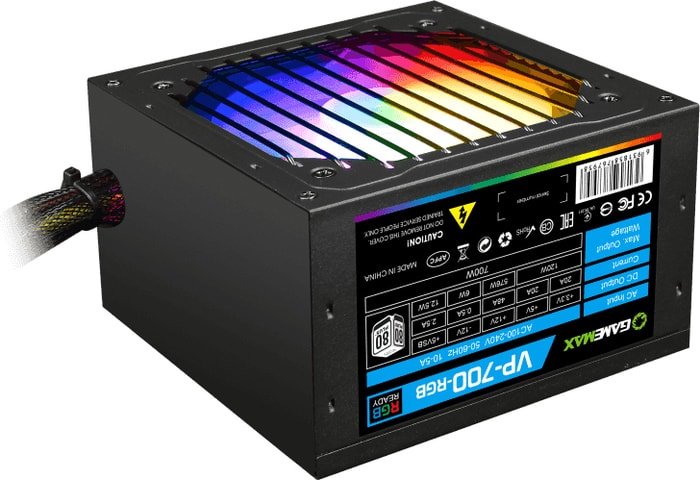 GameMax VP-700-RGB корпусной вентилятор gamemax fn 12rainbow c2 1000703751