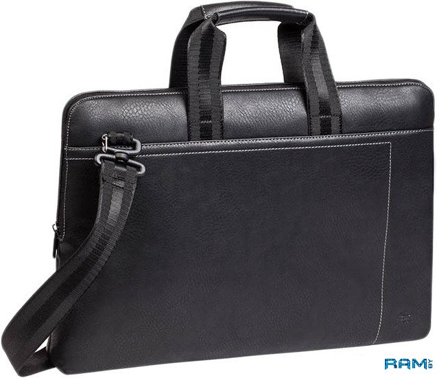 Riva 8930 сумка шоппер 37х32 см полиуретан коричневая krast