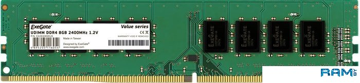 ExeGate 8GB DDR4 PC4-19200 EX283085RUS память оперативная ddr4 exegate hipower 16gb 2400mhz pc 19200 ex288045rus