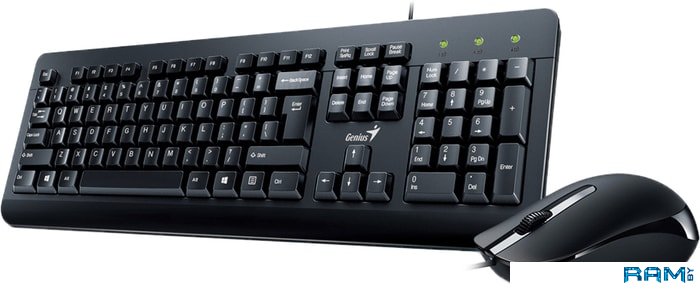 Genius KM-160 комплект проводной genius km 200 клавиатура мышь