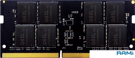 GeIL 4GB DDR4 SODIMM PC4-21300 GS44GB2666C19SC geil 8 ddr4 3200 gs48gb3200c22sc