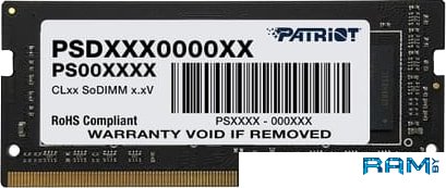 Patriot 8GB DDR4 SODIMM PC4-21300 PSD48G266682S patriot signature line 32gb ddr4 pc4 21300 psd432g26662