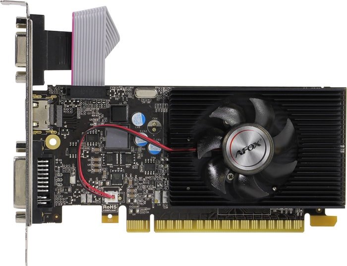 AFOX GeForce GT 730 4GB DDR3 AF730-4096D3L5 видеокарта afox geforce g210 520mhz pci e 512mb 800mhz 64 bit vga dvi hdmi af210 512d3l3 v2