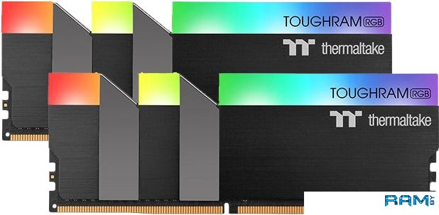 Thermaltake ToughRam RGB 2x8GB DDR4 PC4-24000 R009D408GX2-3000C16B thermaltake toughram rgb 2x8 ddr4 3600 rg27d408gx2 3600c18a