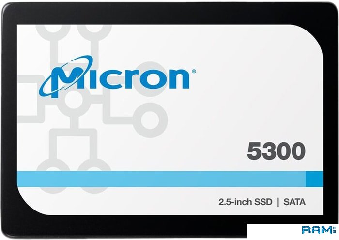 SSD Micron 5300 Pro 3.84TB MTFDDAK3T8TDS-1AW1ZABYY твердотельный накопитель crucial micron 5300 pro 3840gb 2 5 sata non sed enterprise solid state drive mtfddak3t8tds 1aw1zabyy