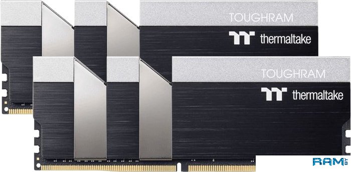 Thermaltake ToughRam 2x8GB DDR4 PC4-35200 R017D408GX2-4400C19A 8gb thermaltake ddr4 3200 toughram z one rgb cl16 r019d408gx1 3200c16s rgb lighting sw control mb sync single pack