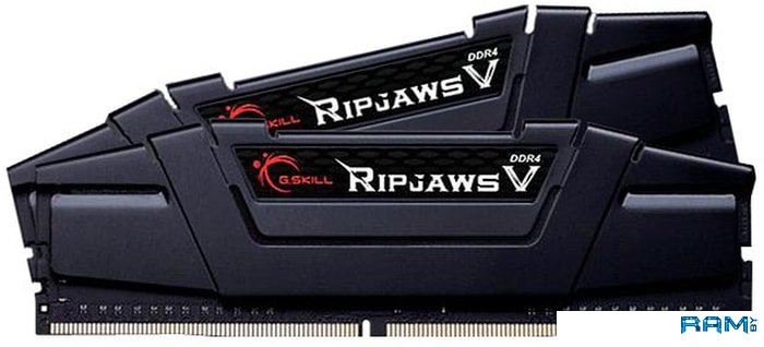 G.Skill Ripjaws V 2x32GB DDR4 PC4-28800 F4-3600C18D-64GVK g skill trident z rgb 2x32gb ddr4 pc4 28800 f4 3600c18d 64gtzr