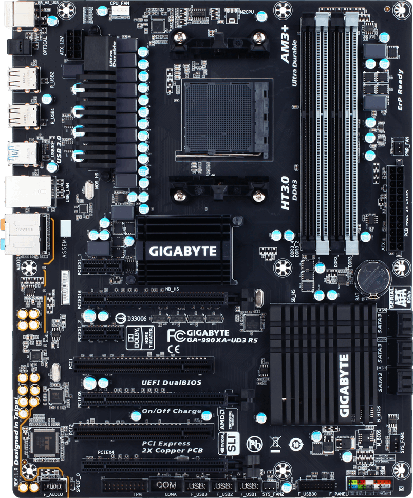 Gigabyte ga 990xa ud3 обзор