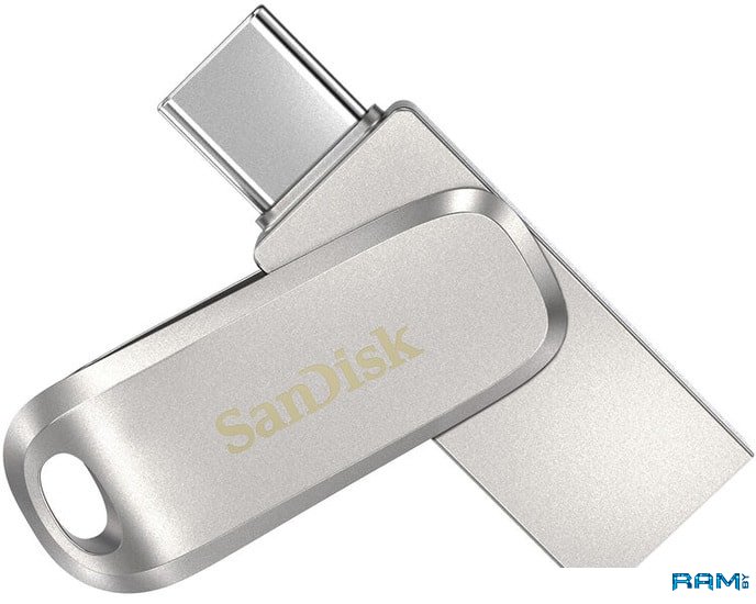 USB Flash SanDisk Ultra Dual Drive Luxe USB Type-C 256GB usb flash drive 128gb sandisk ultra dual drive go usb type c sdddc3 128g g46