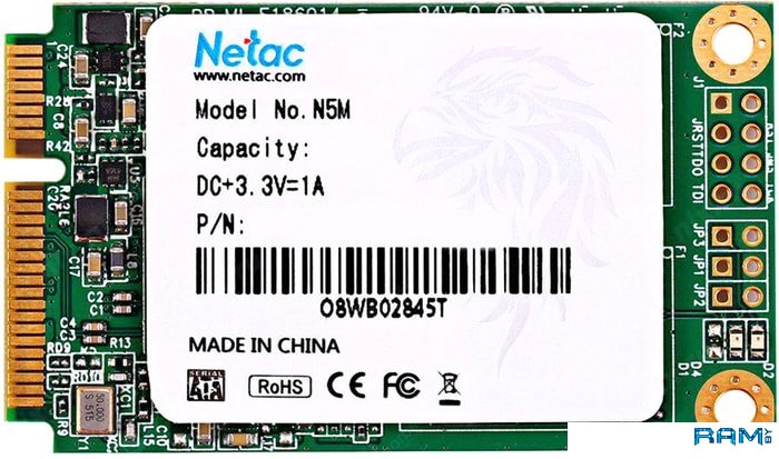 SSD Netac N5M 512GB ssd накопитель netac msata n5m 512 гб sata iii nt01n5m 512g m3x