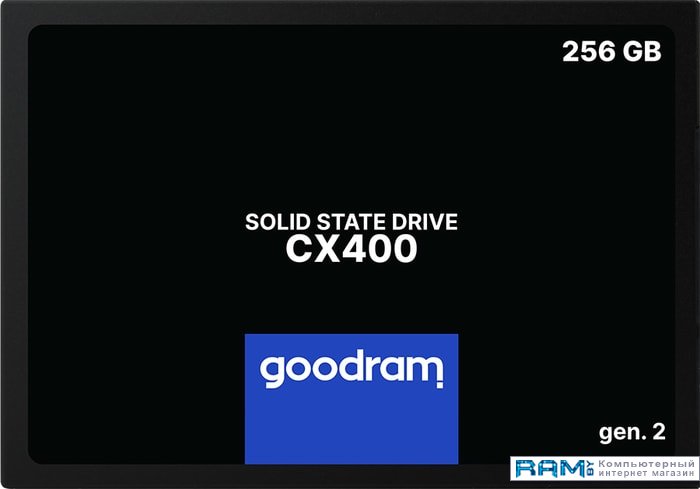 SSD GOODRAM CX400 gen.2 256GB SSDPR-CX400-256-G2 ssd goodram cl100 gen 3 120gb ssdpr cl100 120 g3