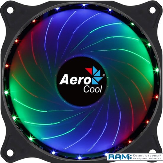 AeroCool Cosmo 12 вентилятор для корпуса aerocool astro 12 argb 120мм 1000rpm 17 5 дб 6 pin 1шт astro 12 argb