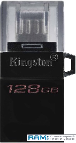 USB Flash Kingston DataTraveler microDuo 3.0 G2 128GB флеш диск kingston 128gb datatraveler 70 type c dt70 128gb usb3 2