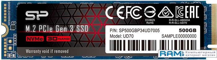 SSD Silicon-Power UD70 500GB SP500GBP34UD7005