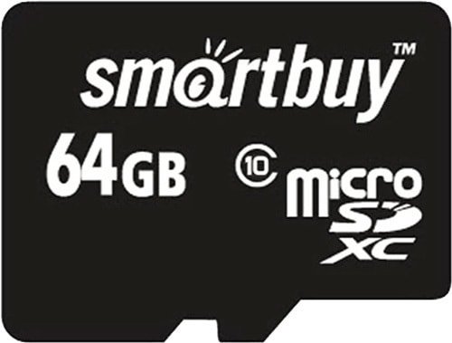 Smart Buy microSDXC SB64GBSDCL10-00 64GB smart buy ultimate microsdxc uhs i 256gb sb256gbsdcl10 01