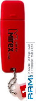 USB Flash Mirex CHROMATIC RED 32GB 13600-FM3CHR32 usb flash mirex elf blue 32gb 13600 fmuble32