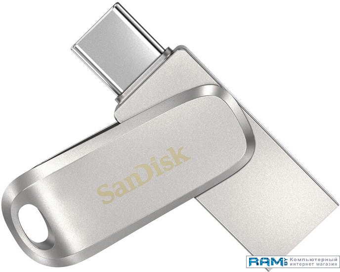 USB Flash SanDisk Ultra Dual Drive Luxe USB Type-C 64GB usb flash sandisk ultra dual drive go type c 64gb sdddc3 064g g46g