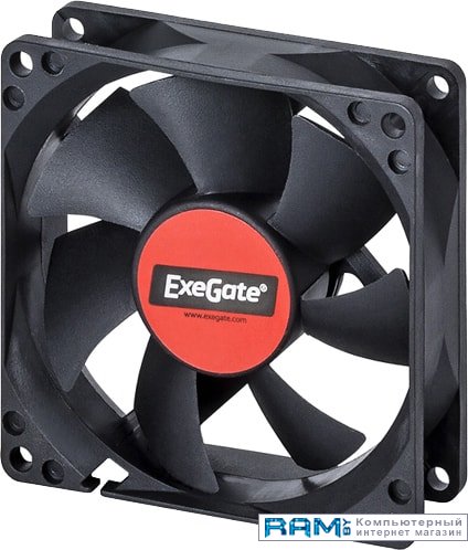 ExeGate ExtraSilent EX283373RUS вентилятор для корпуса exegate extrasilent es14025b3p 140x140x25 мм ex288928rus