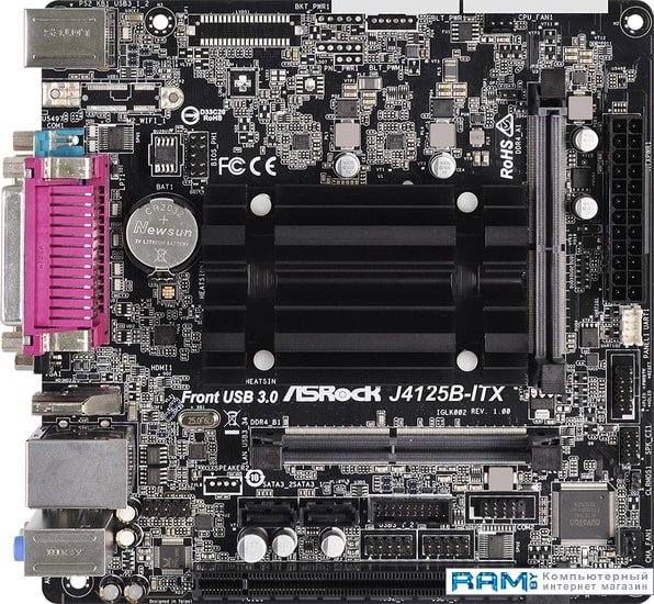 ASRock J4125B-ITX asrock intel arc a380 low profile 6gb