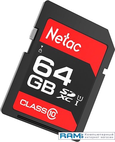 Netac P600 64GB NT02P600STN-064G-R карта памяти 64gb netac sdhc p600 nt02p600stn 064g r