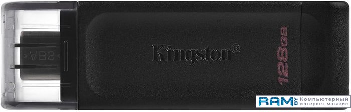 USB Flash Kingston DataTraveler 70 128GB флеш диск kingston 128gb datatraveler 70 type c dt70 128gb usb3 2