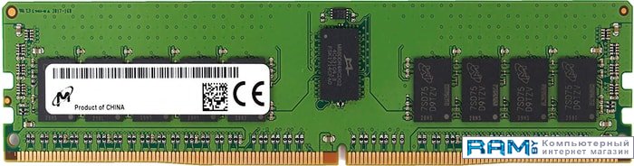 Micron 16GB DDR4 PC4-25600 MTA18ASF2G72PZ-3G2J3 ssd micron 9300 max 6 4tb mtfdhal6t4tdr 1at1zabyy