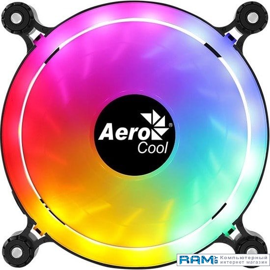 AeroCool Spectro 12 FRGB вентилятор aerocool frost 12 pwm frgb 120мм 18 2 27 5 db 500 1500rpm 4 pin подсветка rtl