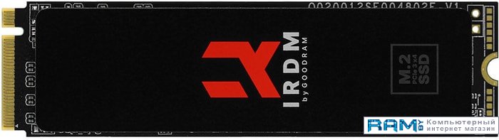 SSD GOODRAM IRDM M.2 512GB IR-SSDPR-P34B-512-80 goodram irdm x 8gb ddr4 pc4 25600 ir xb3200d464l16sa8g
