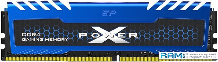 Silicon-Power XPower Turbine 16GB DDR4 PC4-28800 SP016GXLZU360BSA silicon power xpower turbine rgb 2x16gb ddr4 pc4 25600 sp032gxlzu320bdb