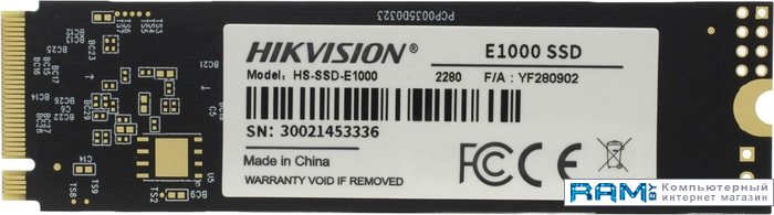 SSD Hikvision E1000 512GB HS-SSD-E1000512G