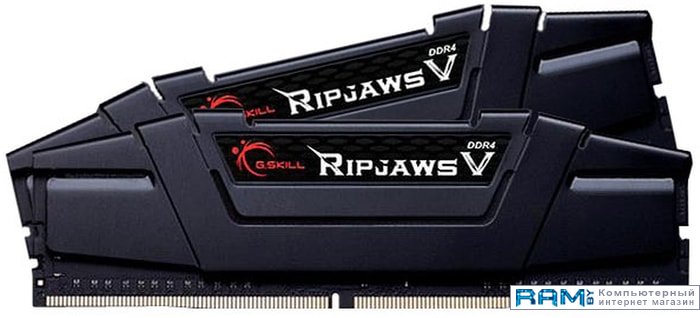 G.Skill Ripjaws V 2x32GB DDR4 PC4-21300 F4-3600C16D-64GVK g skill ripjaws v 2x16gb ddr4 pc4 32000 f4 4000c18d 32gvk