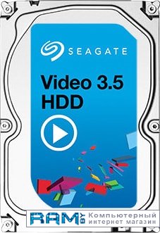 Seagate Video 3.5 6TB ST6000VM000 seagate 3tb video surveillance hdd internal hard disk drive 5900 rpm sata 6gb s 3 5 inch 64mb cache st3000vx010