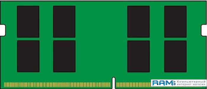 Kingston 32GB DDR4 SODIMM PC4-25600 KVR32S22D832 kingston valueram 8gb ddr4 pc4 25600 kvr32n22s68